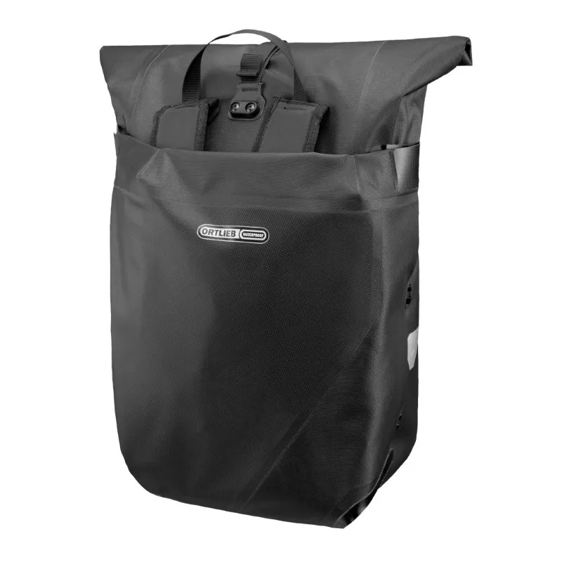 Ortlieb Vario 26L QL3.1 Backpack and Pannier Bag in Black-1